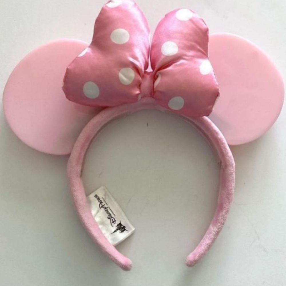 Disney Parks Pink Light Up Minnie Mouse Ears Headband